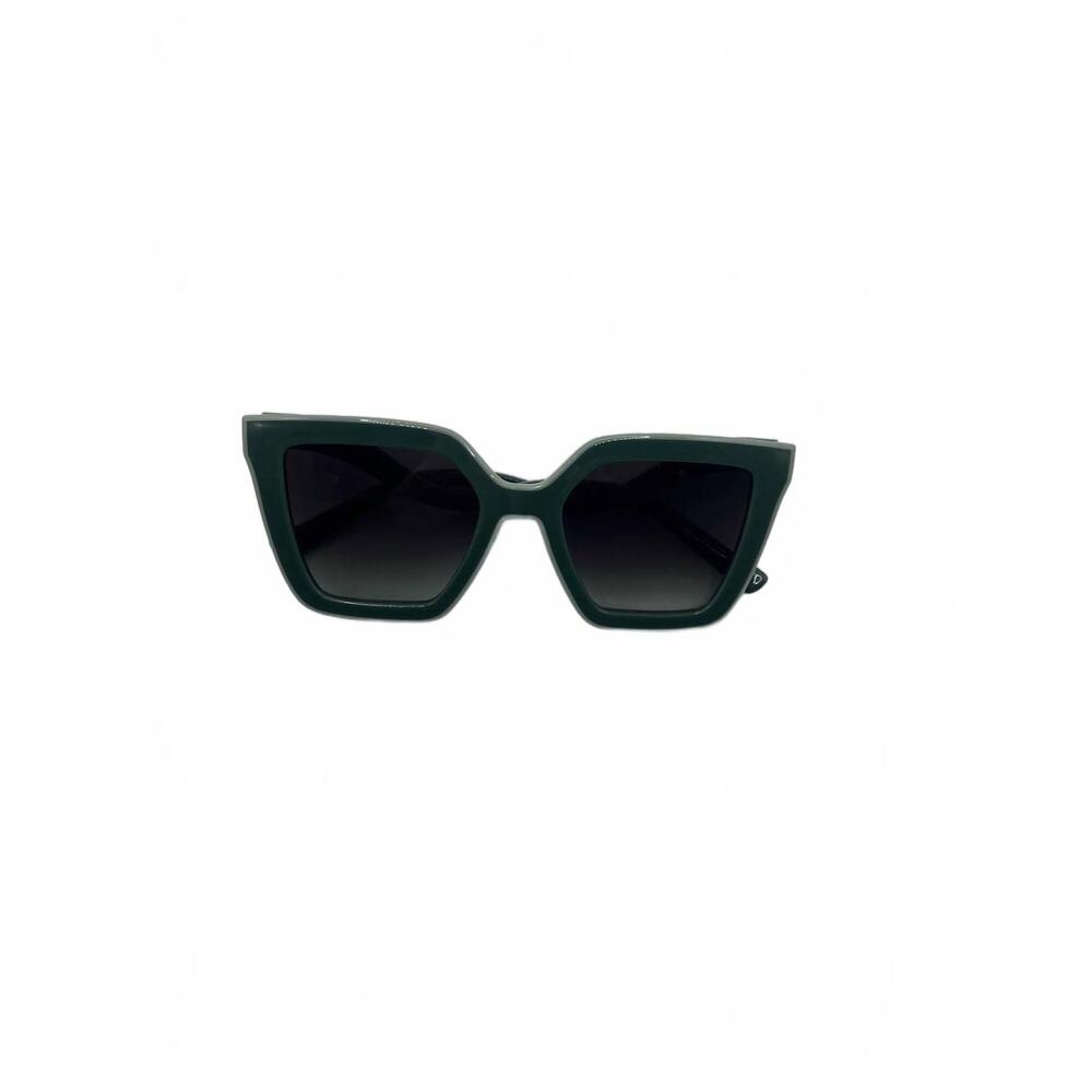 NEW LONGCHAMP women's gradient irregular sunglasses in green - Picture 5 of 6
